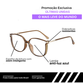 Óculos Crystal Multifocal [ LEVE 2 UNIDADES E PAGUE 1 ] - Garanta HOJE MESMO! 63% OFF