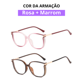 Óculos Crystal Multifocal [ LEVE 2 UNIDADES E PAGUE 1 ] - Garanta HOJE MESMO! 63% OFF