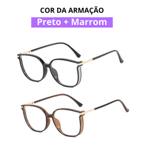 Óculos Crystal Multifocal [ LEVE 2 UNIDADES E PAGUE 1 ] - Garanta HOJE MESMO! 63% OFF