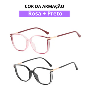 Óculos Crystal Multifocal [ LEVE 2 UNIDADES E PAGUE 1 ] - Garanta HOJE MESMO! 63% OFF