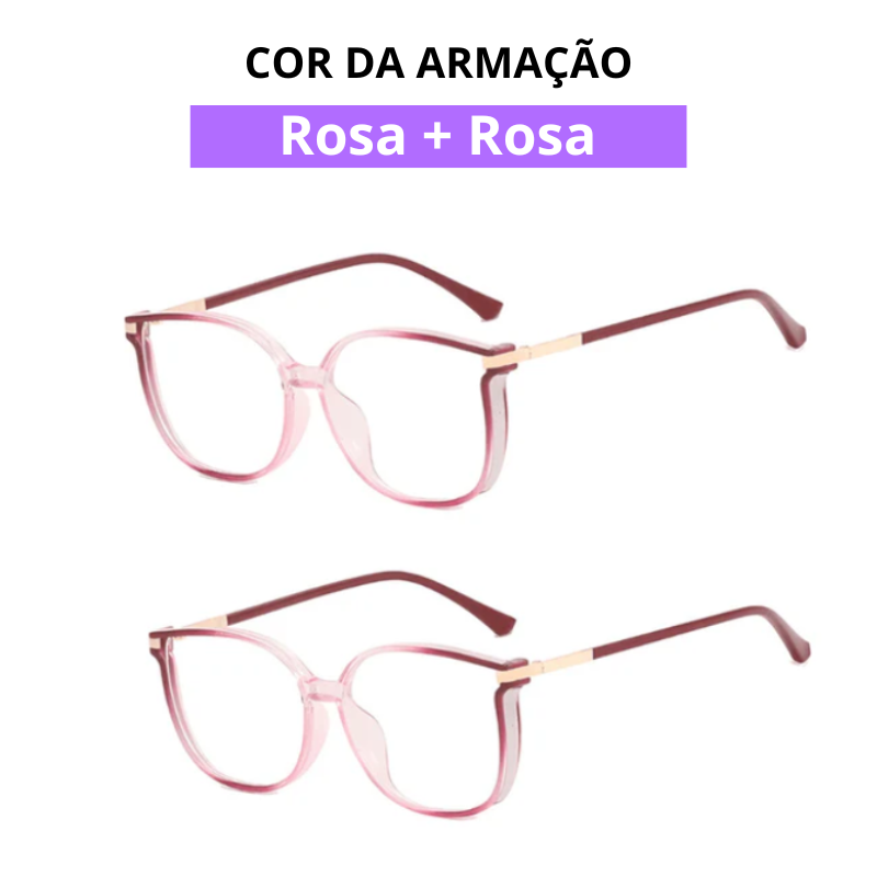 Óculos Crystal Multifocal [ LEVE 2 UNIDADES E PAGUE 1 ] - Garanta HOJE MESMO! 63% OFF