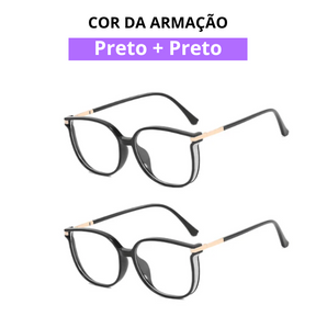 Óculos Crystal Multifocal [ LEVE 2 UNIDADES E PAGUE 1 ] - Garanta HOJE MESMO! 63% OFF